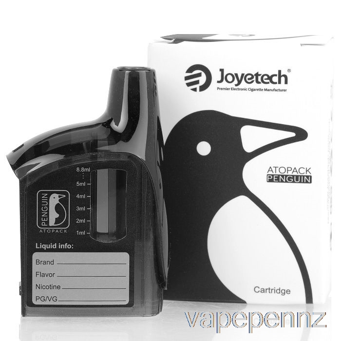 Joyetech ATOPACK Penguin Replacement Pod Cartridge Black - 8.8mL Cartridge VAPE NZ